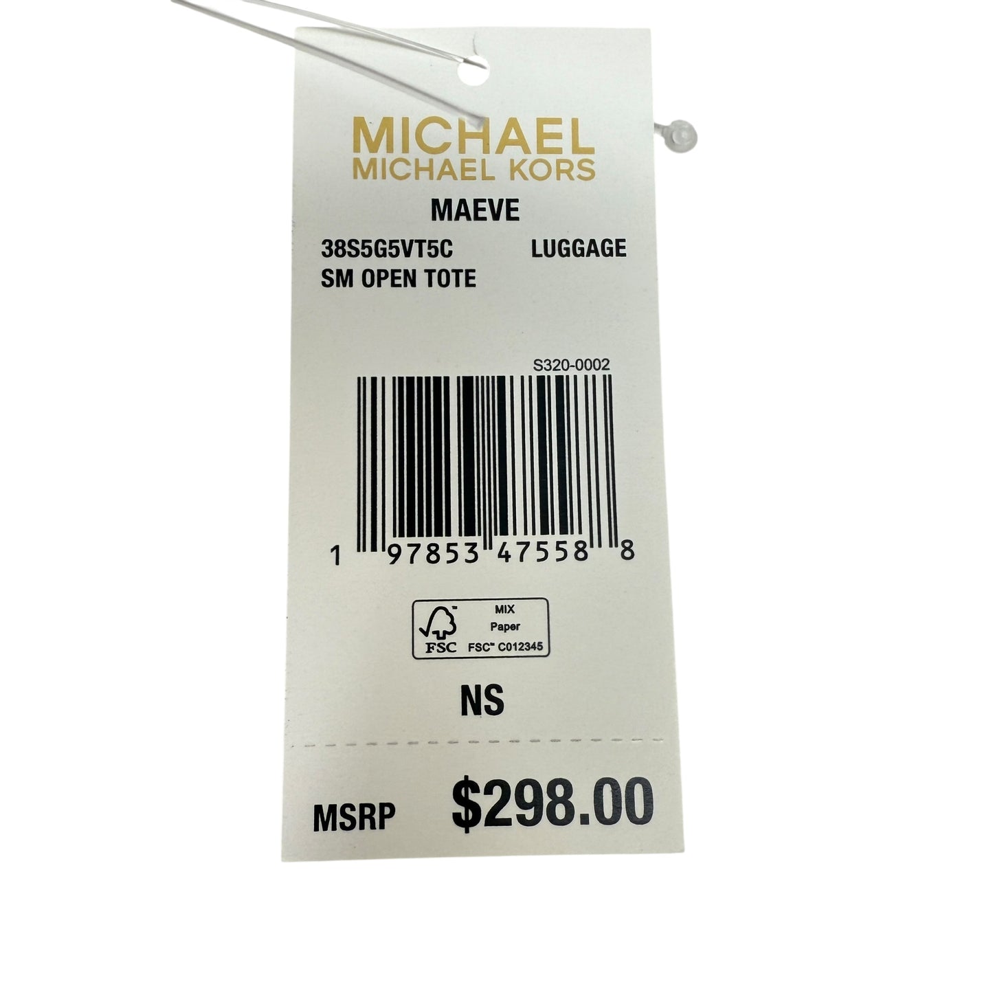 Maeve Open Tote Designer By Michael Kors, Size: Medium