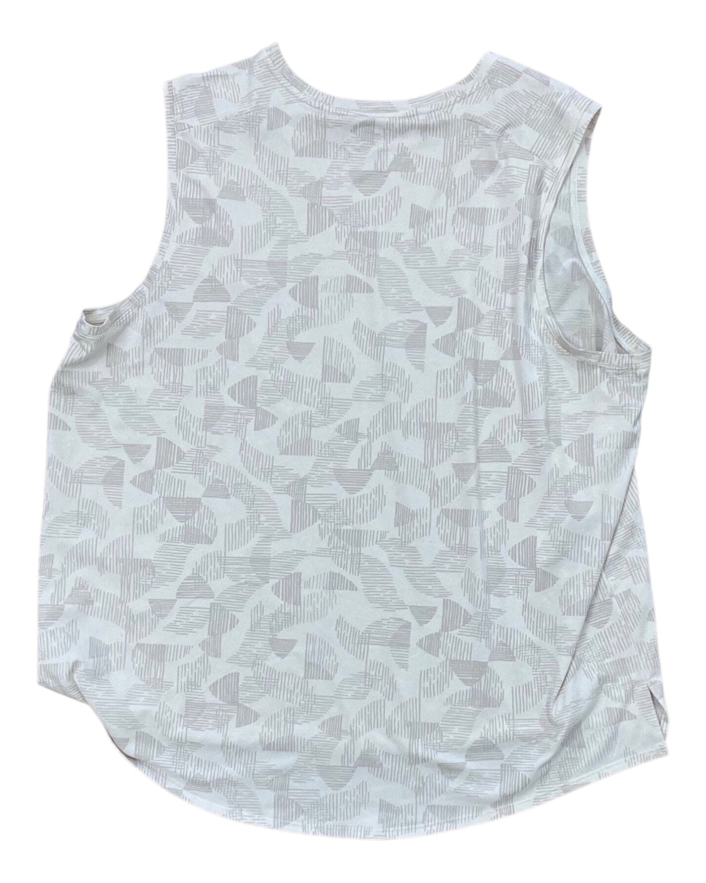Top Sleeveless By Rei In Tan, Size:1X