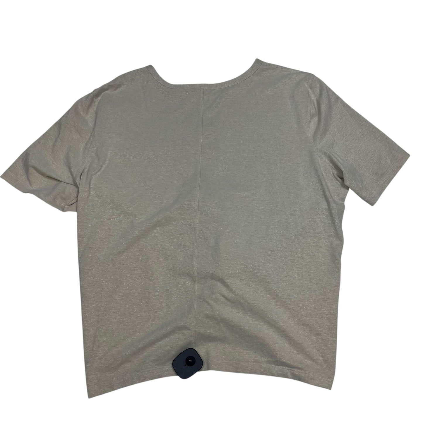 Athletic Top Ss By Lululemon In Gold, Size:M