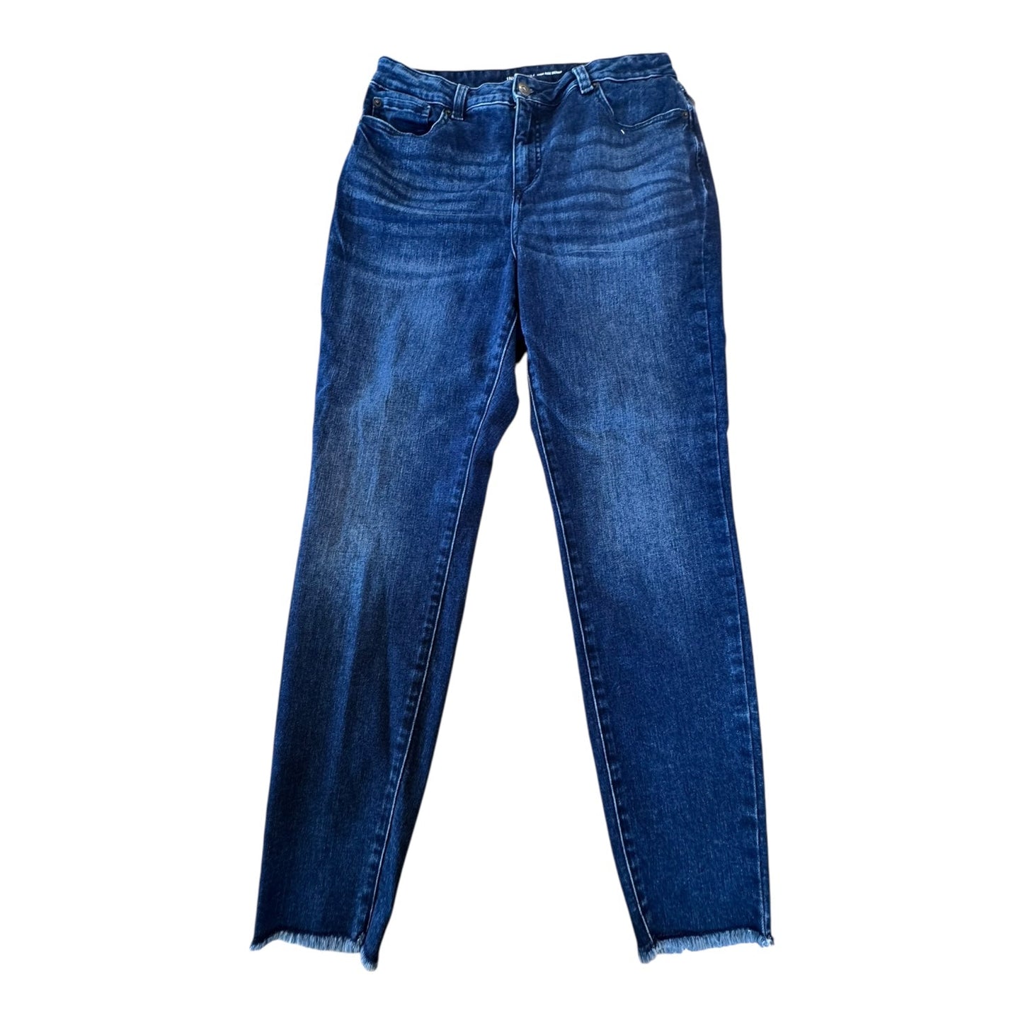 Jeans Skinny By Inc In Blue Denim, Size:14