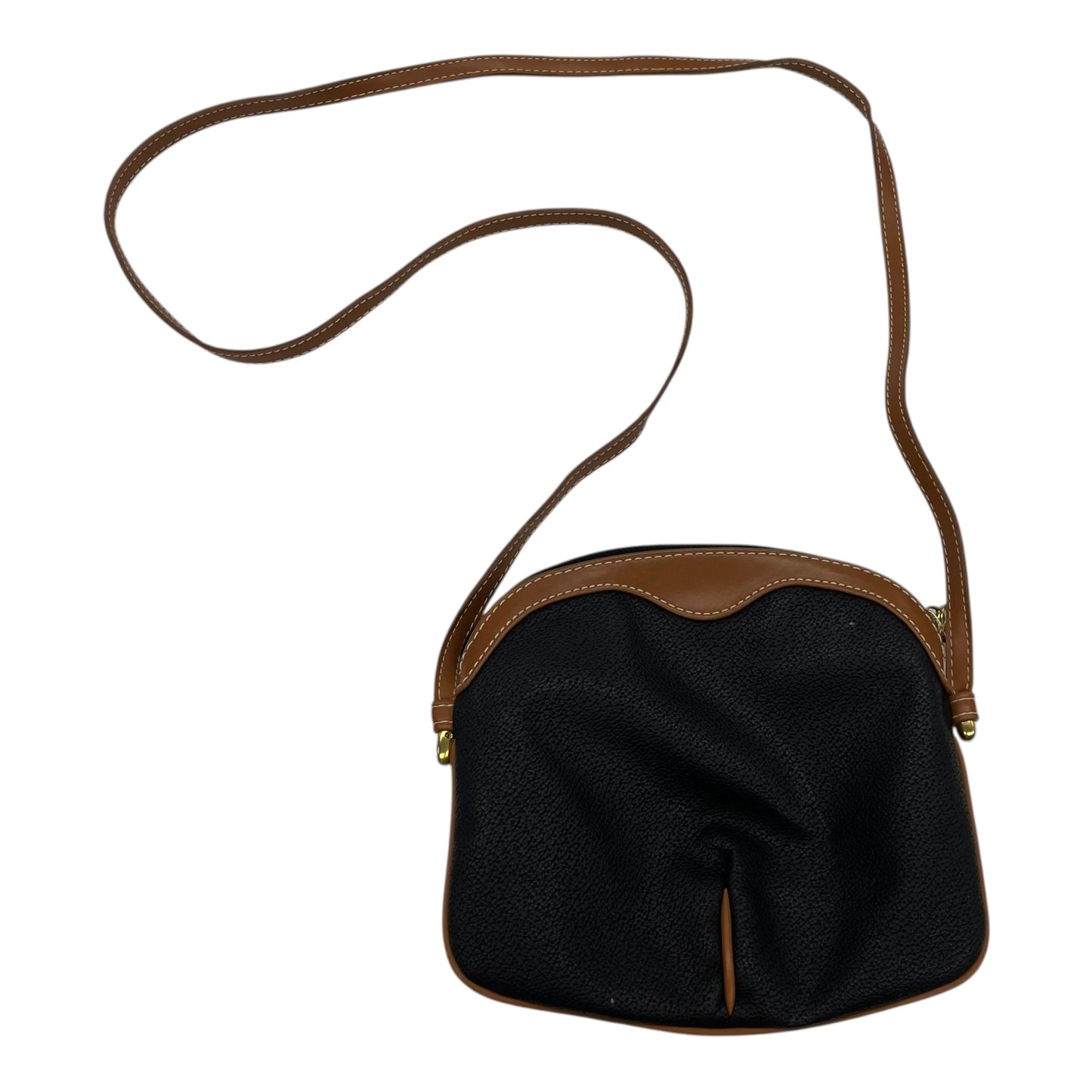 Crossbody By Clothes Mentor In Black & Brown, Size:Small