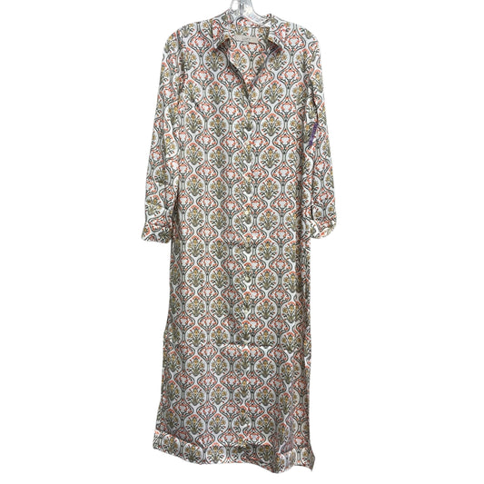 Dress Casual Midi By Loft In Floral Print, Size:Xs