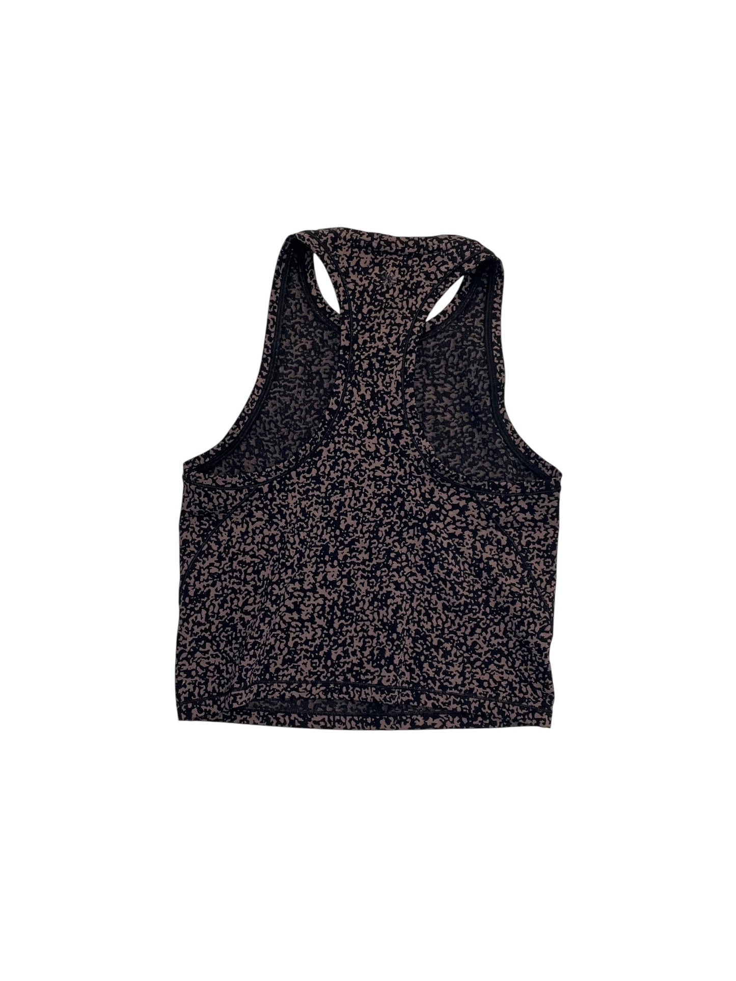 Athletic Tank Top By Athleta In Black & Brown, Size:S
