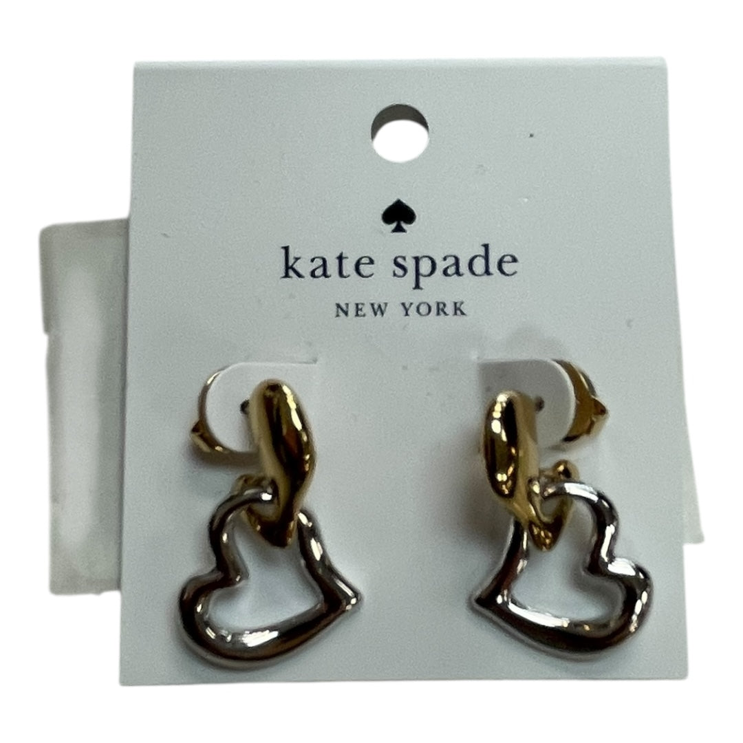 Earrings Designer By Kate Spade In Gold & Silver