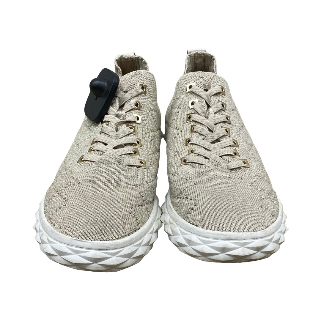 Shoes Sneakers By Vaneli In Gold, Size:8