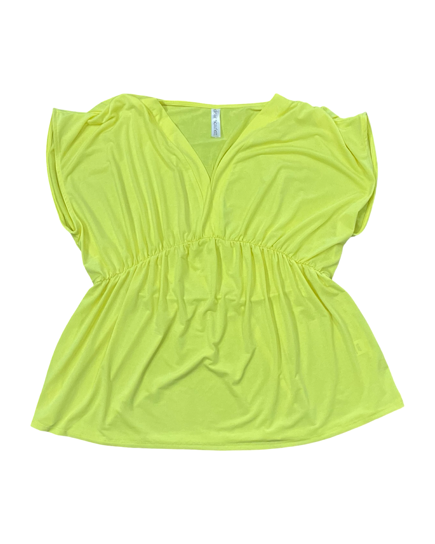 Top Ss By Dear Scarlett In Yellow, Size:L