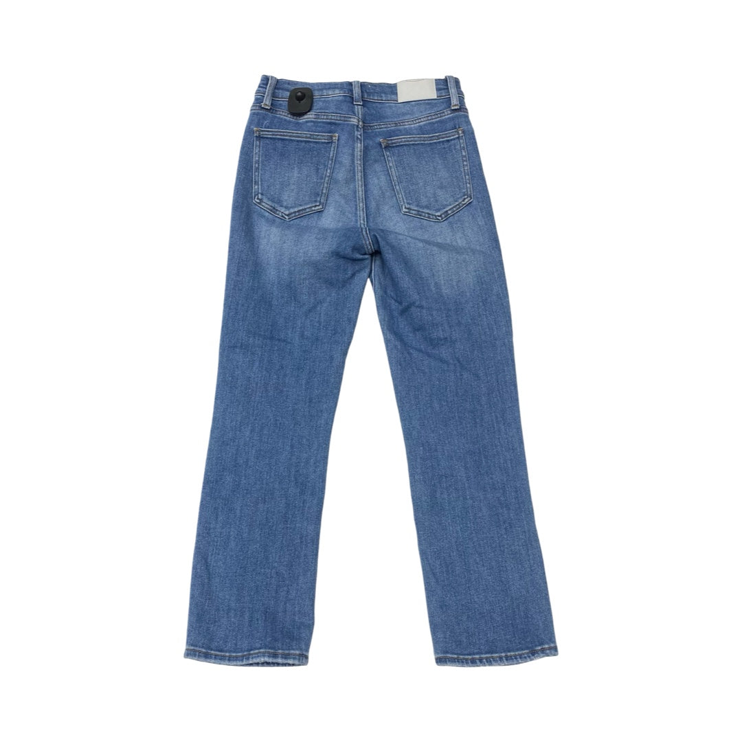 Jeans Straight By Pistola In Blue Denim, Size:4