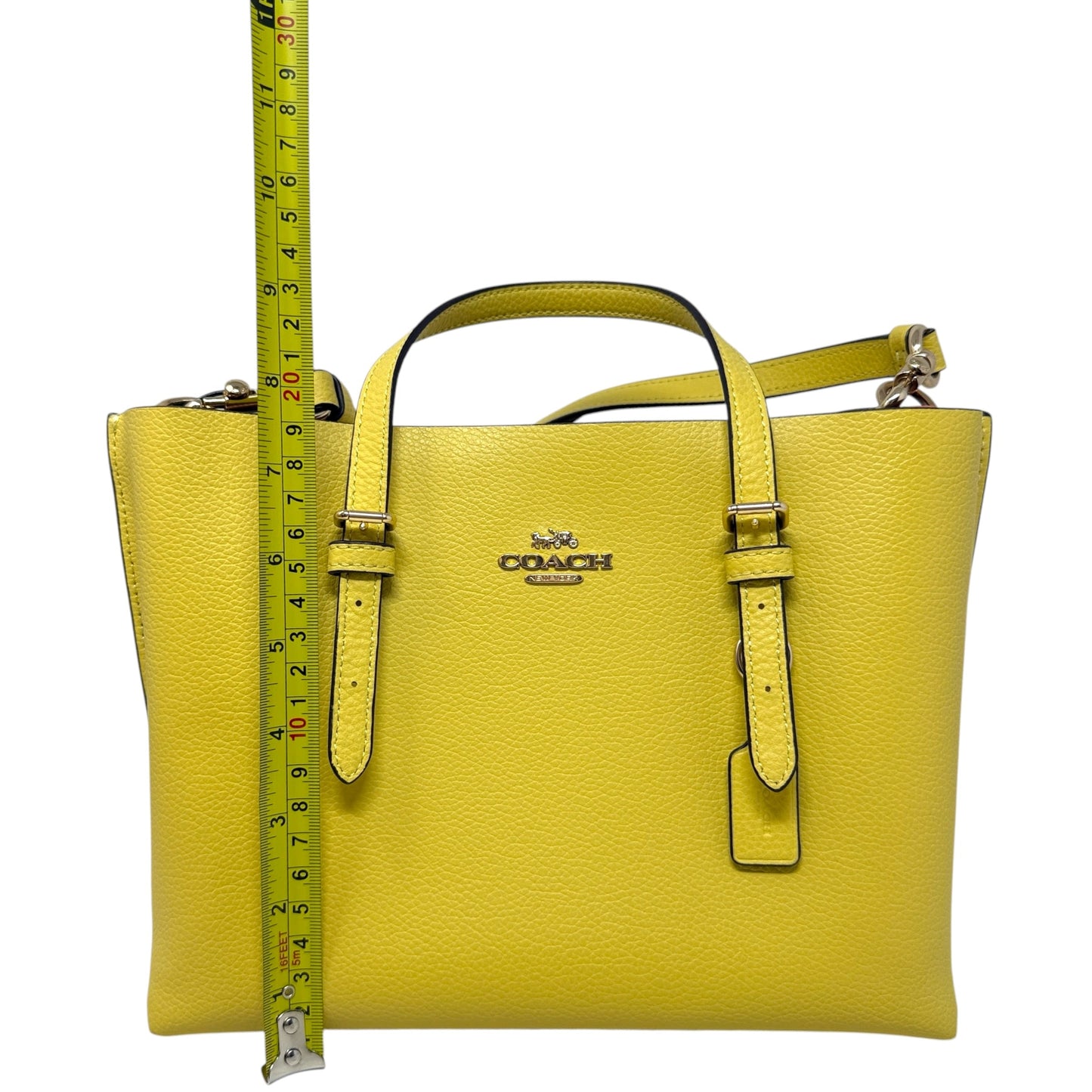 Mollie Tote 25 Designer By Coach, Size: Small