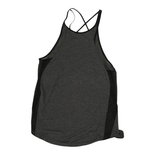 Athletic Tank Top By Lululemon In Black & Grey, Size:S