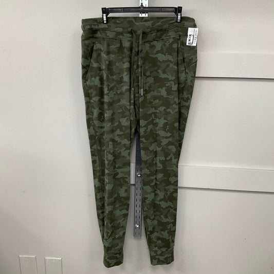 Athletic Pants By Lululemon In Camouflage Print, Size:12