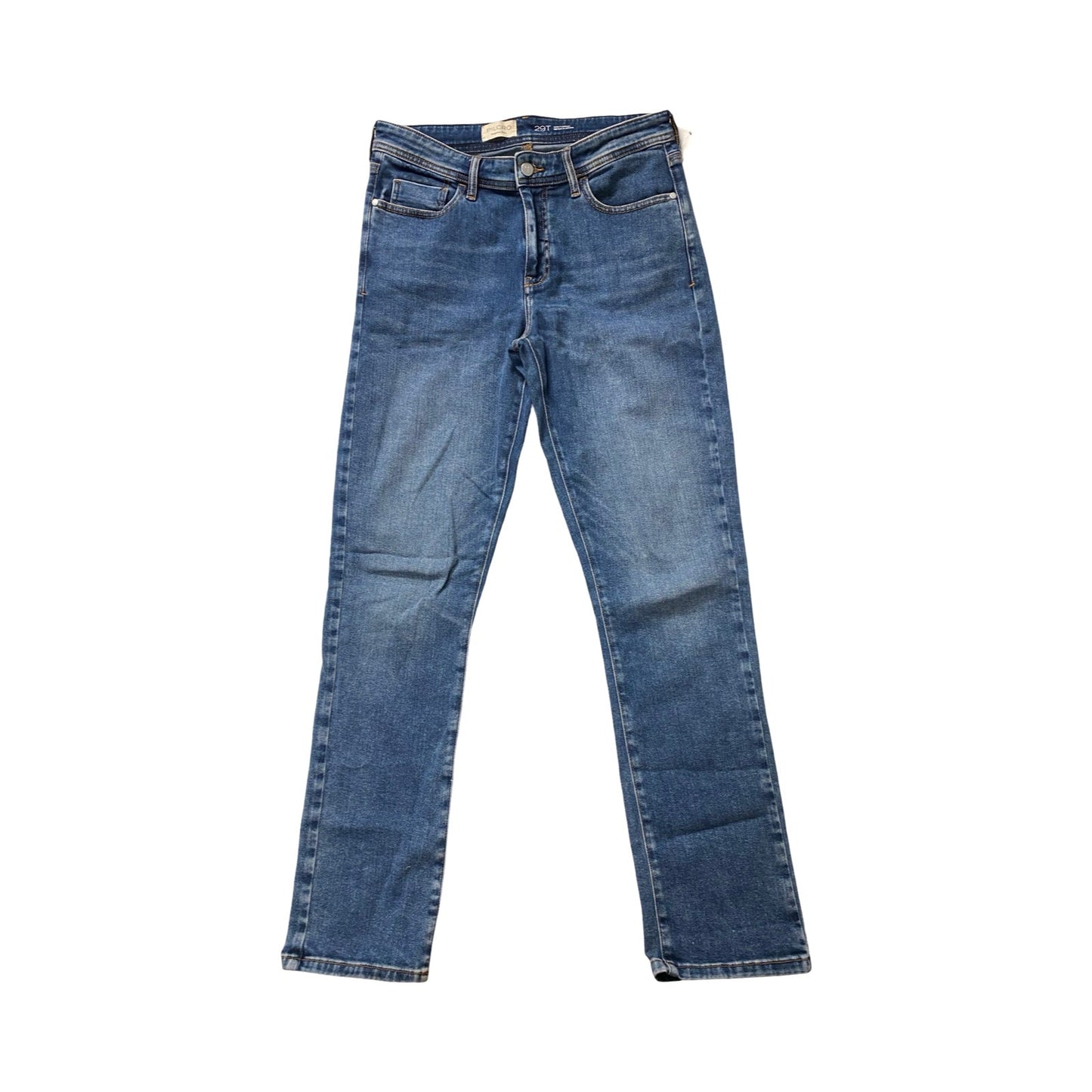 Jeans Straight By Pilcro In Blue Denim, Size:8L