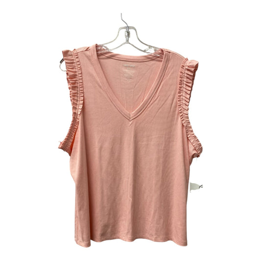 Top Ss By Nine West In Pink, Size:2X