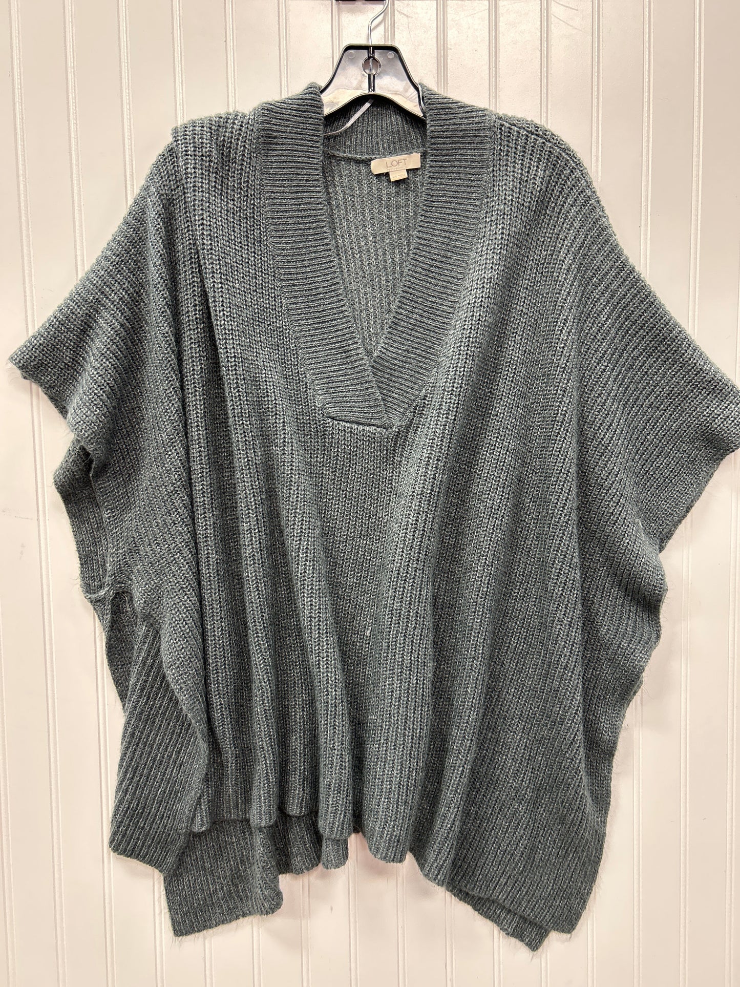 Sweater Ss By Loft In Grey, Size:L
