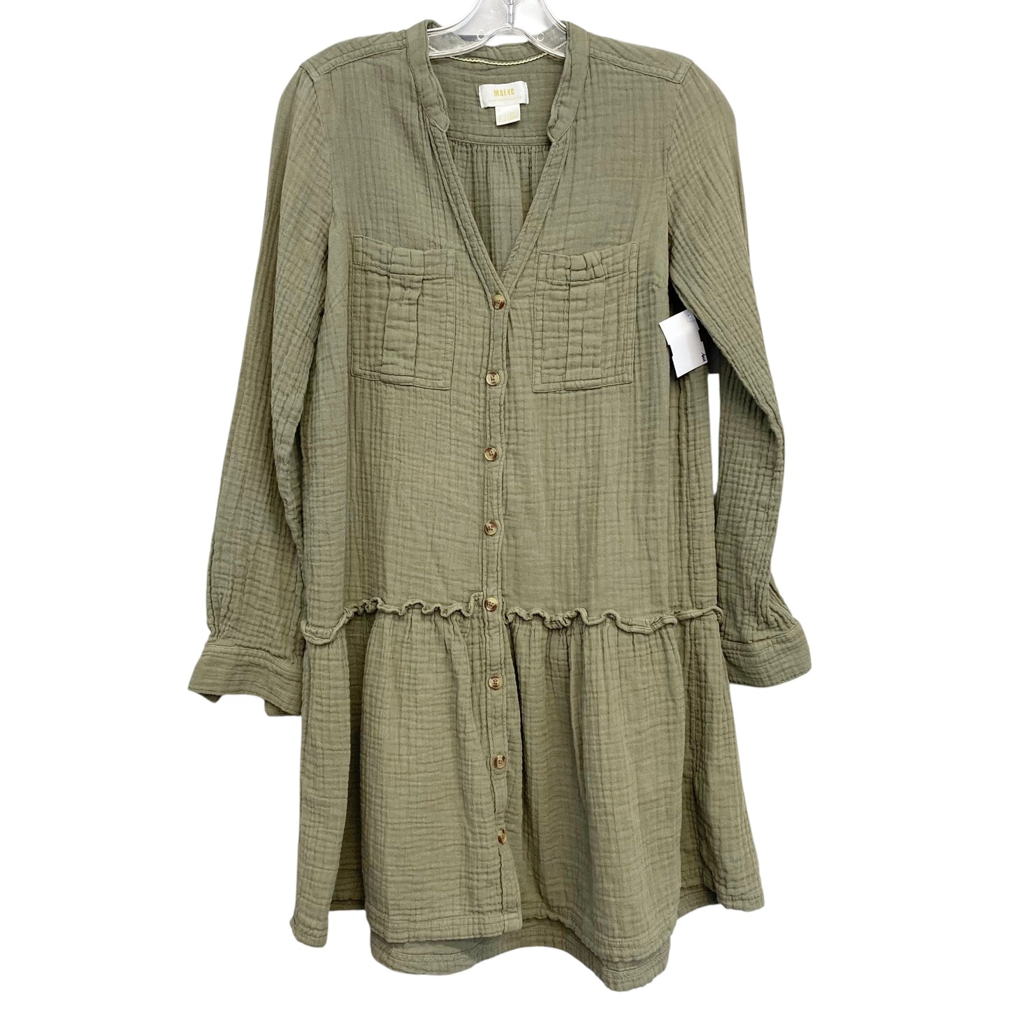 Dress Casual Midi By Maeve In Green, Size:S