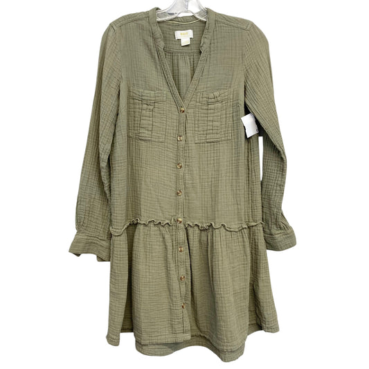 Dress Casual Midi By Maeve In Green, Size:S