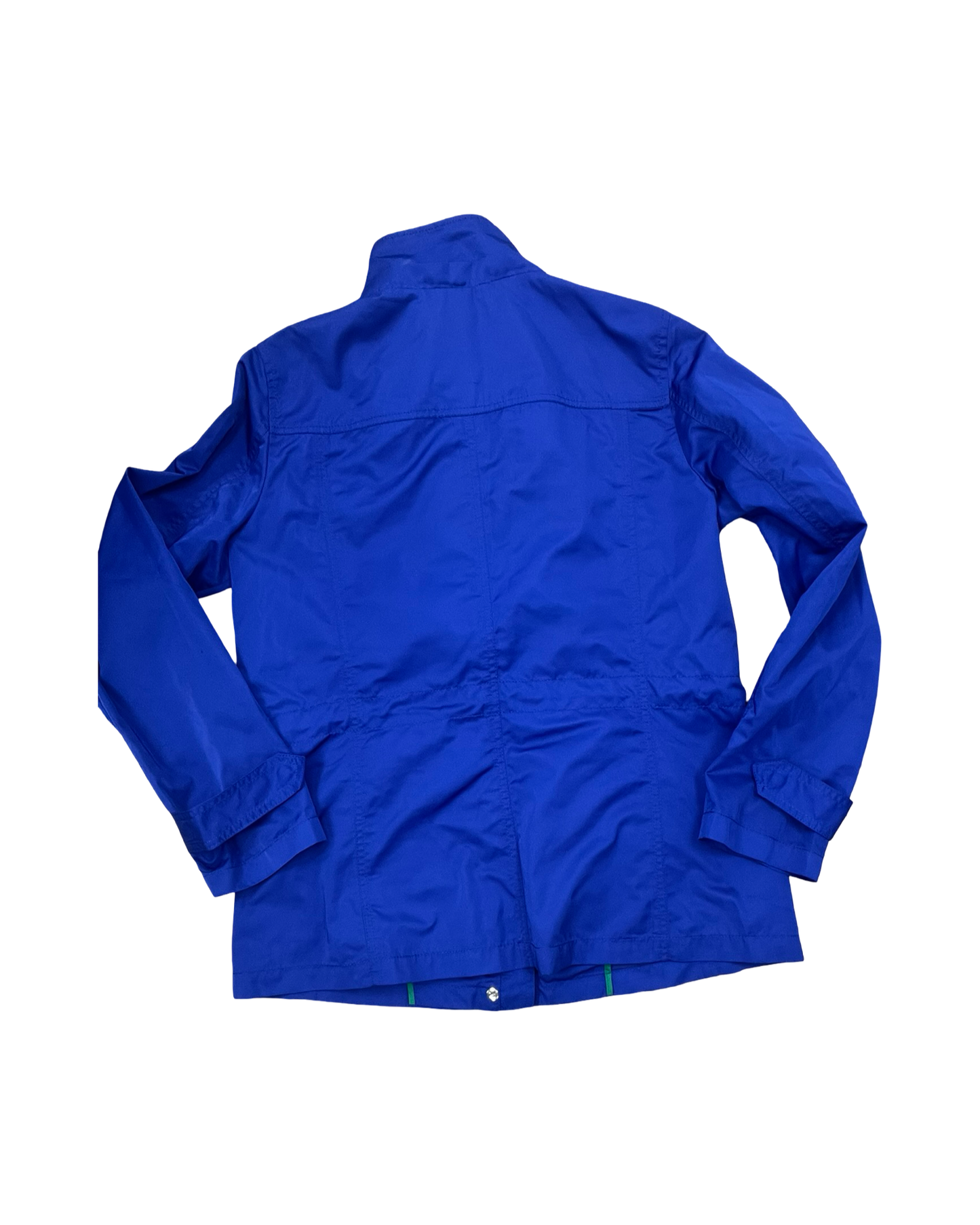 Jacket Windbreaker By Talbots In Blue, Size:M