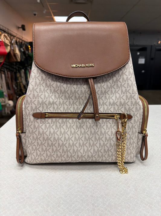 Backpack Designer By Michael Kors In Tan, Size:Large