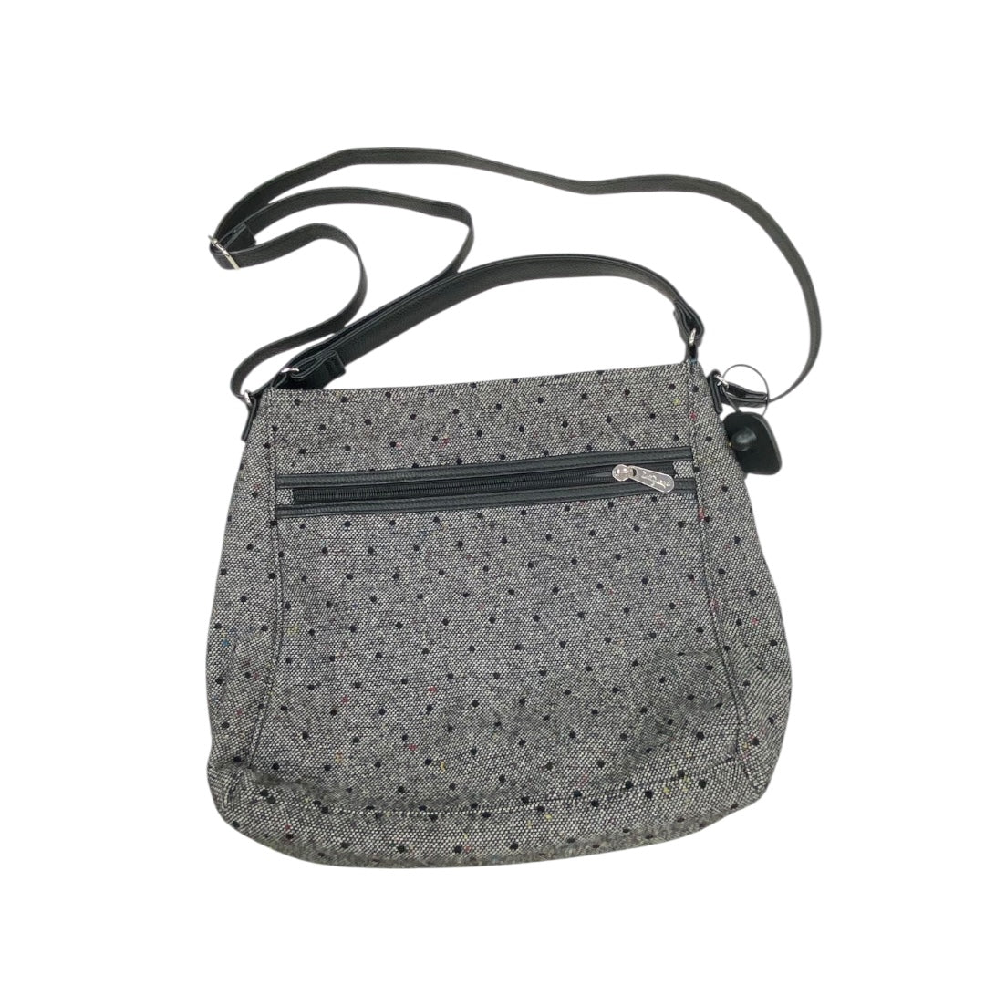 Handbag By Thirty One In Black & Grey, Size:Large