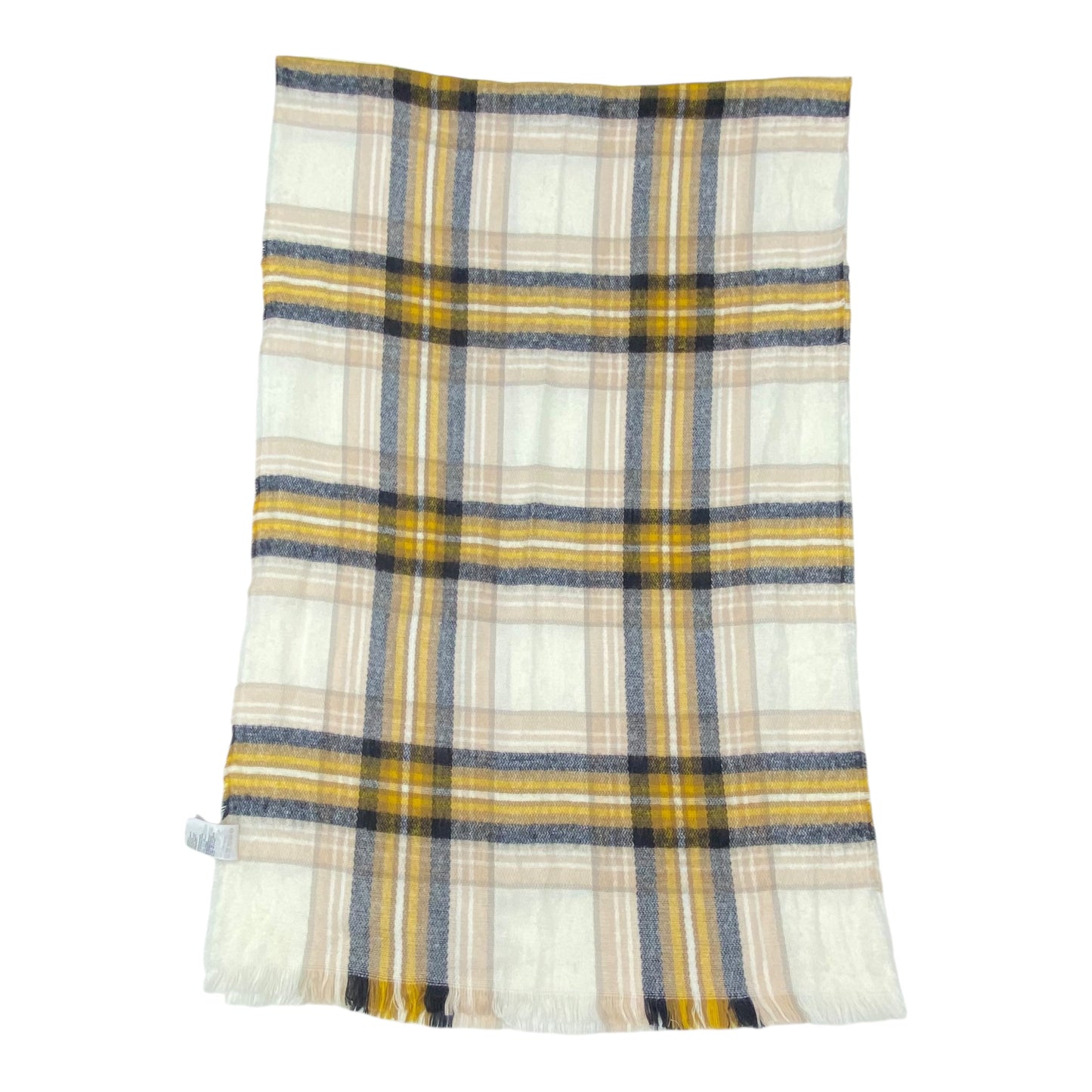 Scarf Long By H&M In Plaid Pattern