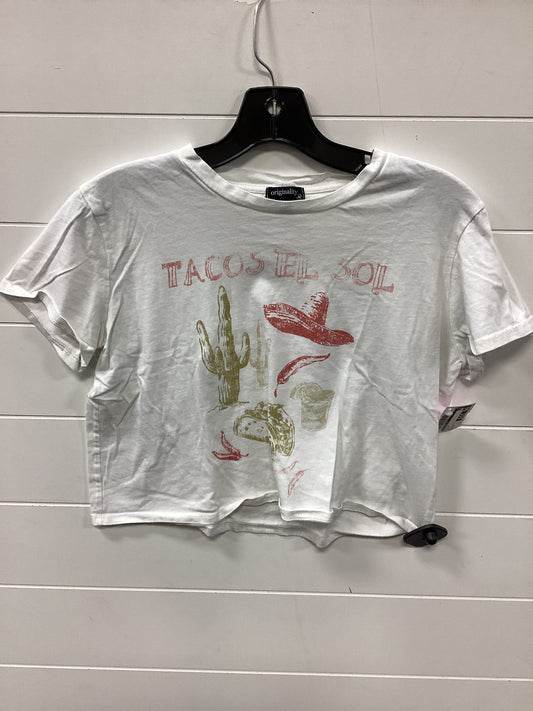 Top Ss By Originality In White, Size:M