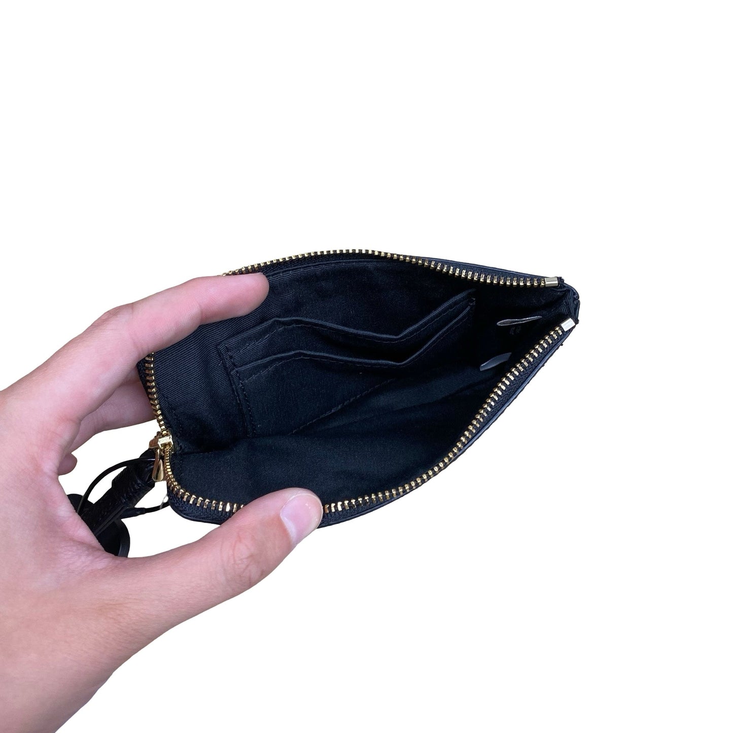 Wristlet Designer By Coach In Black, Size:Small