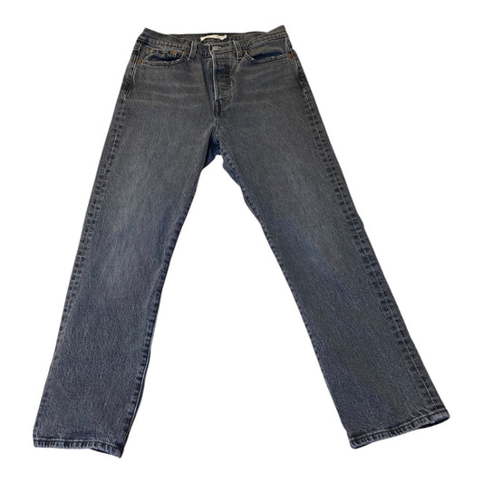Jeans Boyfriend By Levis In Blue Denim, Size:6