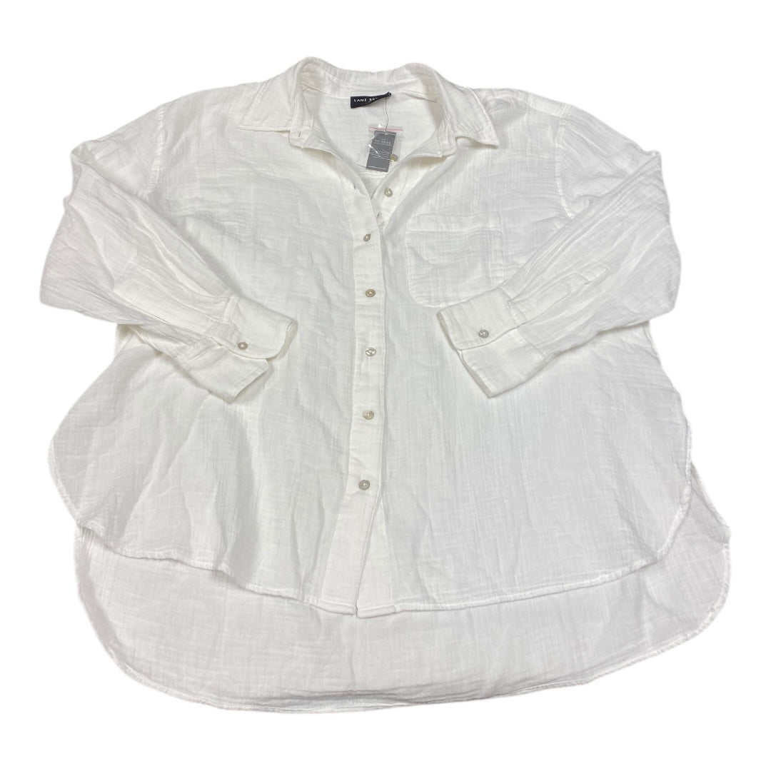 Top Ls By Lane Bryant In White, Size:18