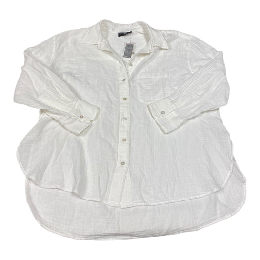 Top Ls By Lane Bryant In White, Size:18