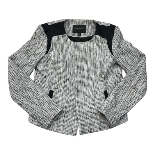 Blazer By Banana Republic In Black & Grey, Size:2