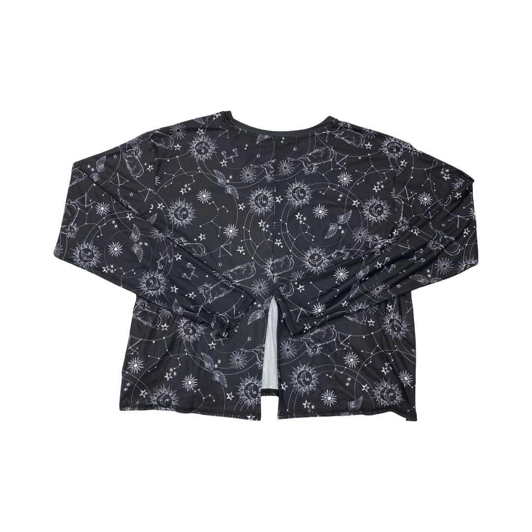 Top Ls Designer By Johnny Was In Black, Size:L