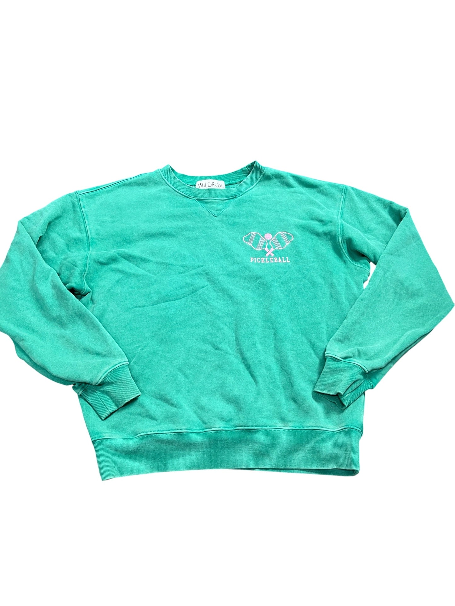 Sweatshirt Crewneck By Wildfox In Green, Size:S