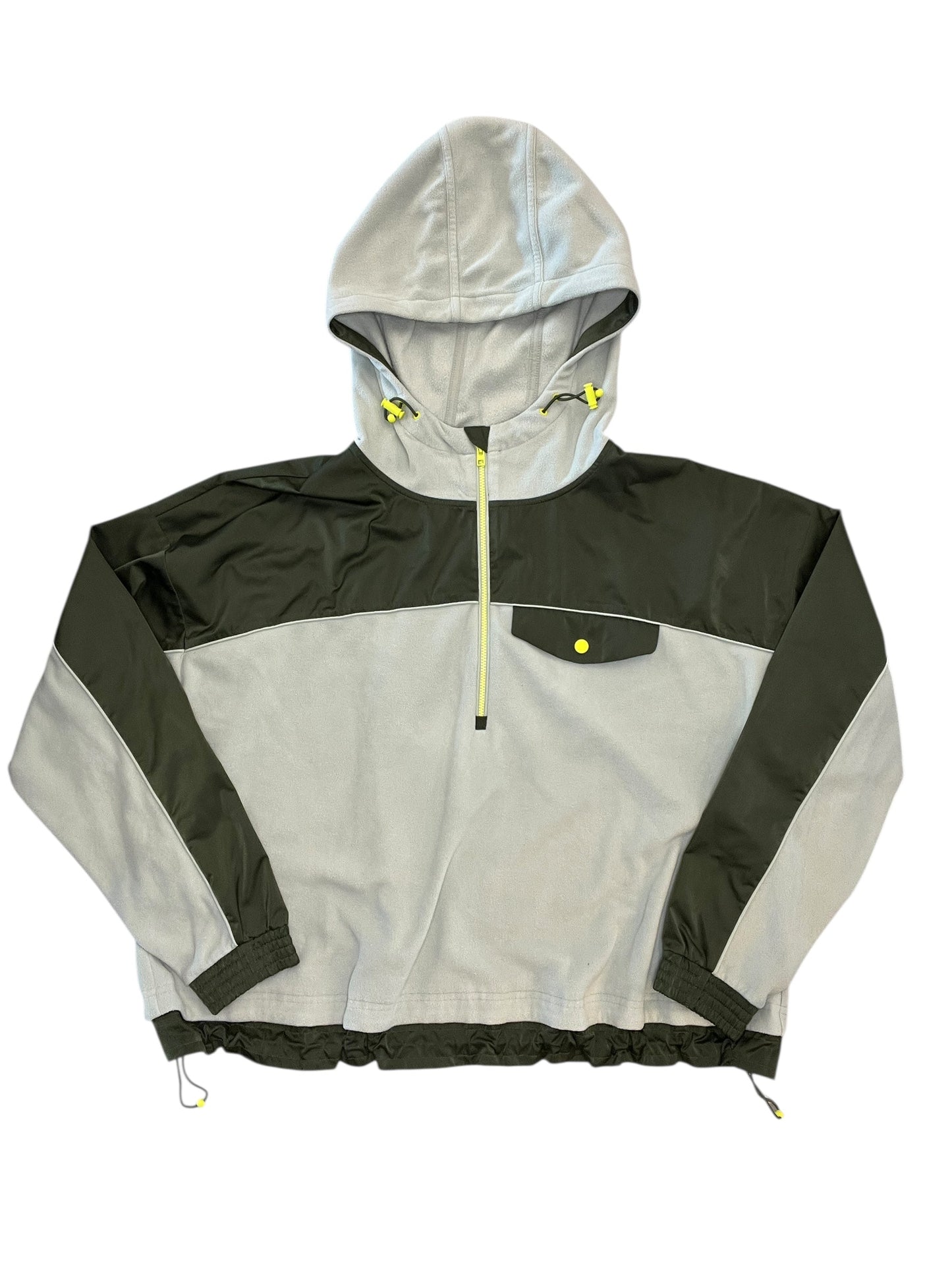 Sweatshirt Hoodie By Athleta In Green, Size:M