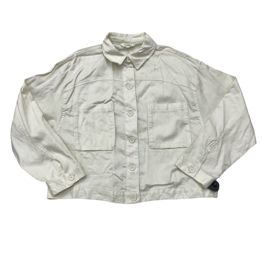 Blazer By Max Studio In Cream, Size:L