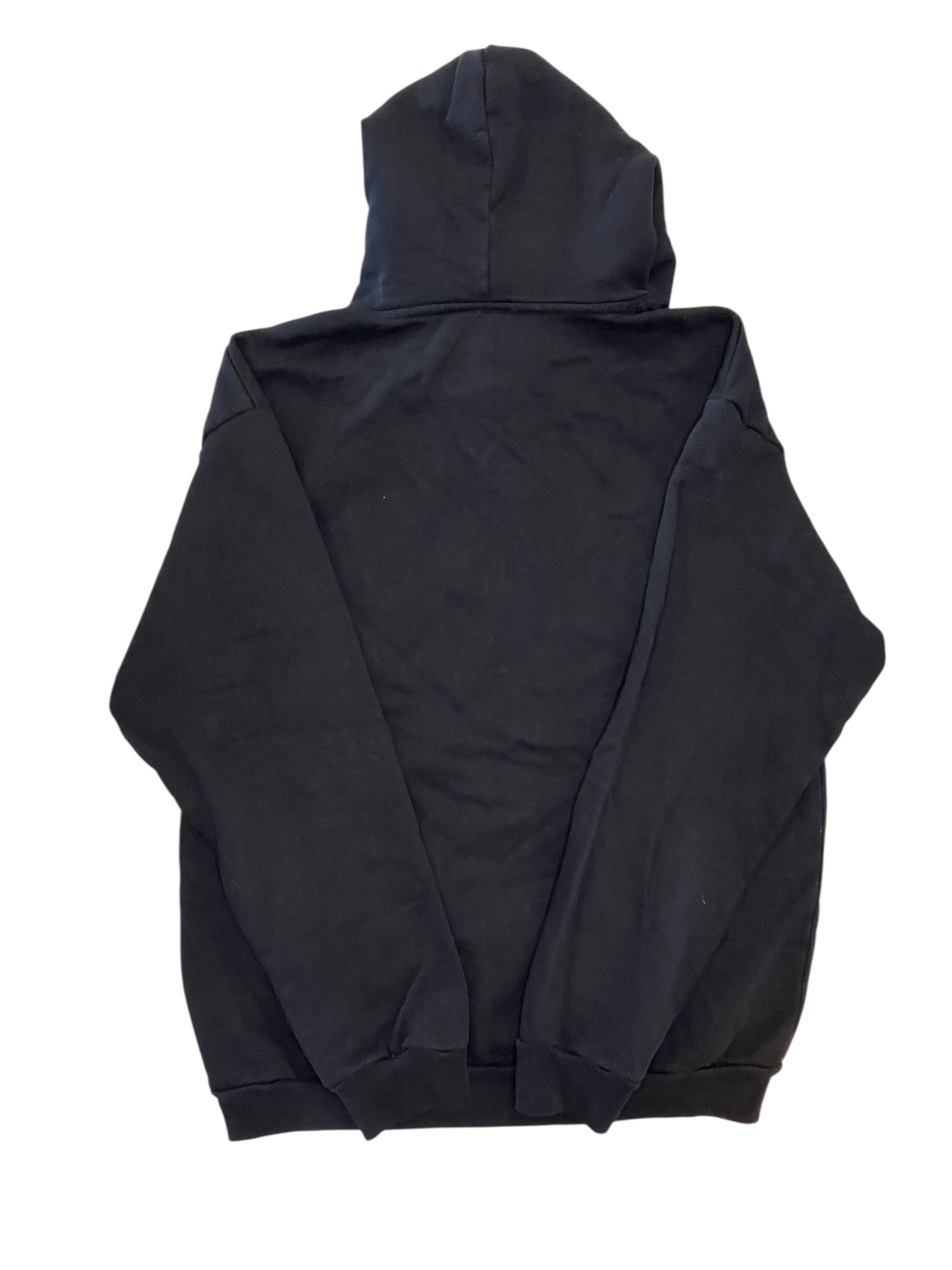 Sweatshirt Hoodie By Clothes Mentor In Black & White, Size:Xxl