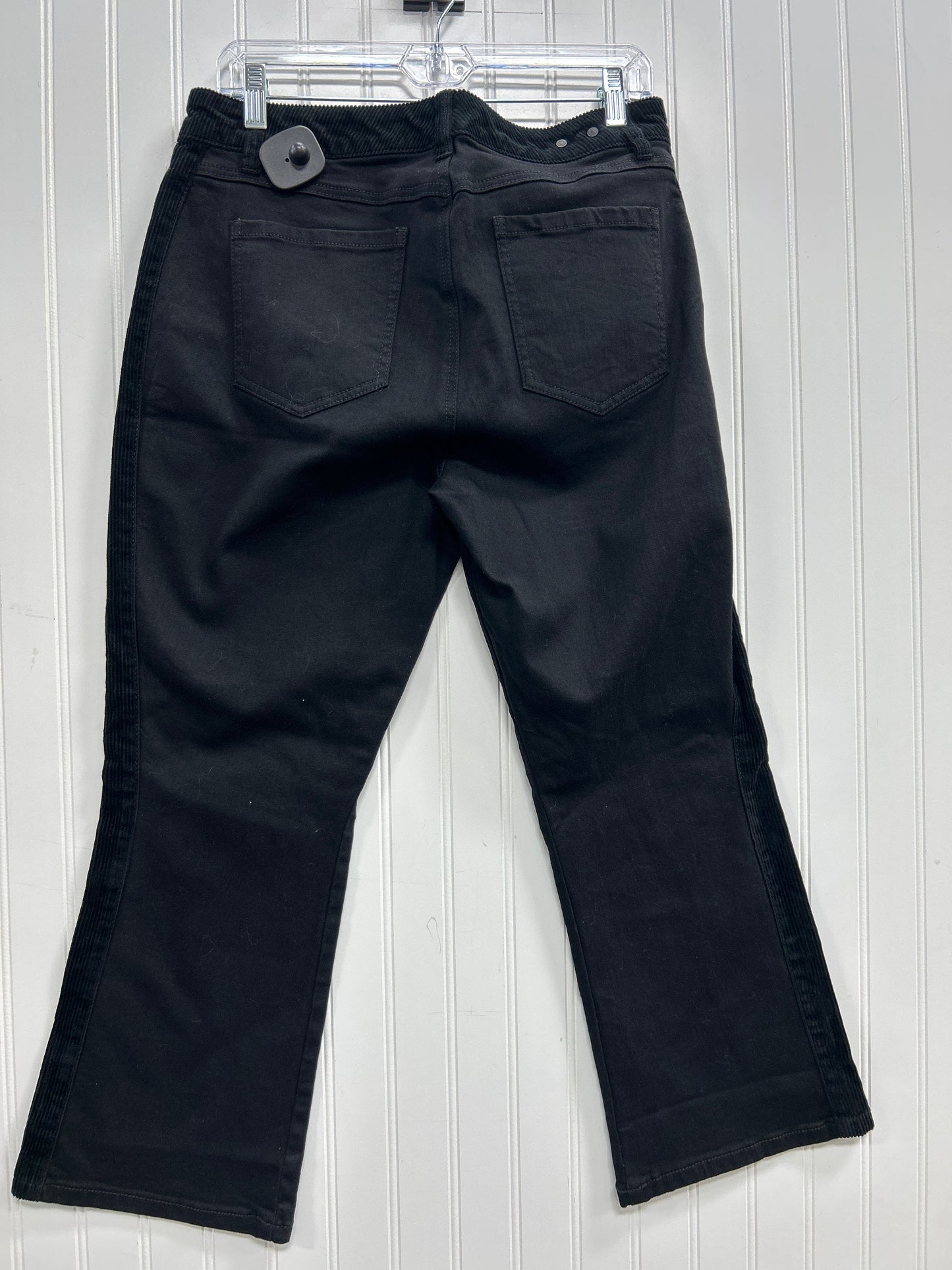 Jeans Straight By Cabi In Black Denim, Size:10