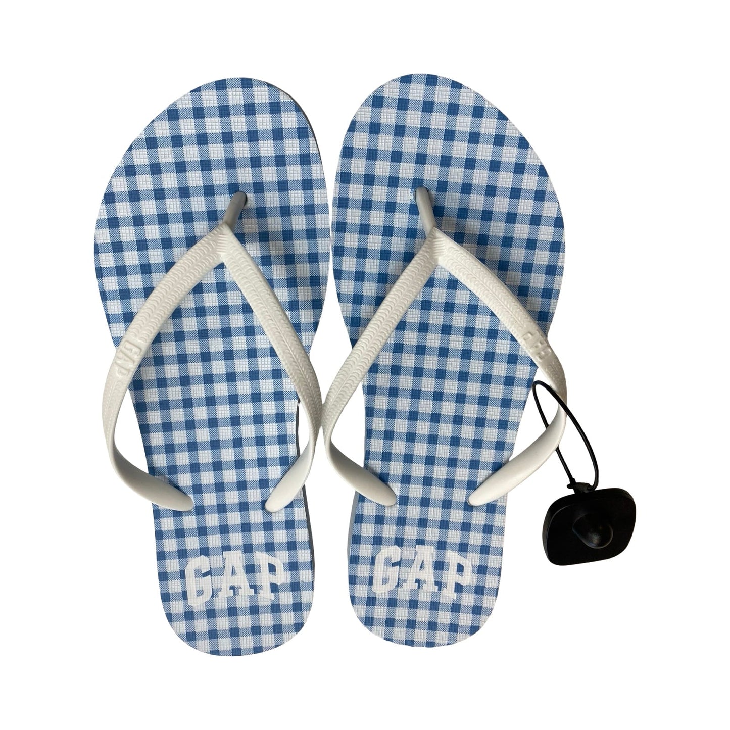 Sandals Flip Flops By Gap In Blue & White, Size:7