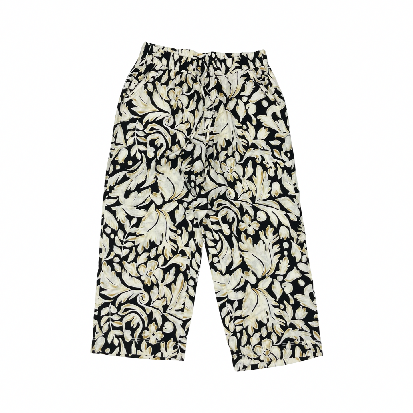 Pants Wide Leg By Lane Bryant In Black & Yellow, Size:16