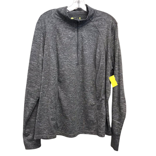Athletic Jacket By Xersion In Grey, Size:2X