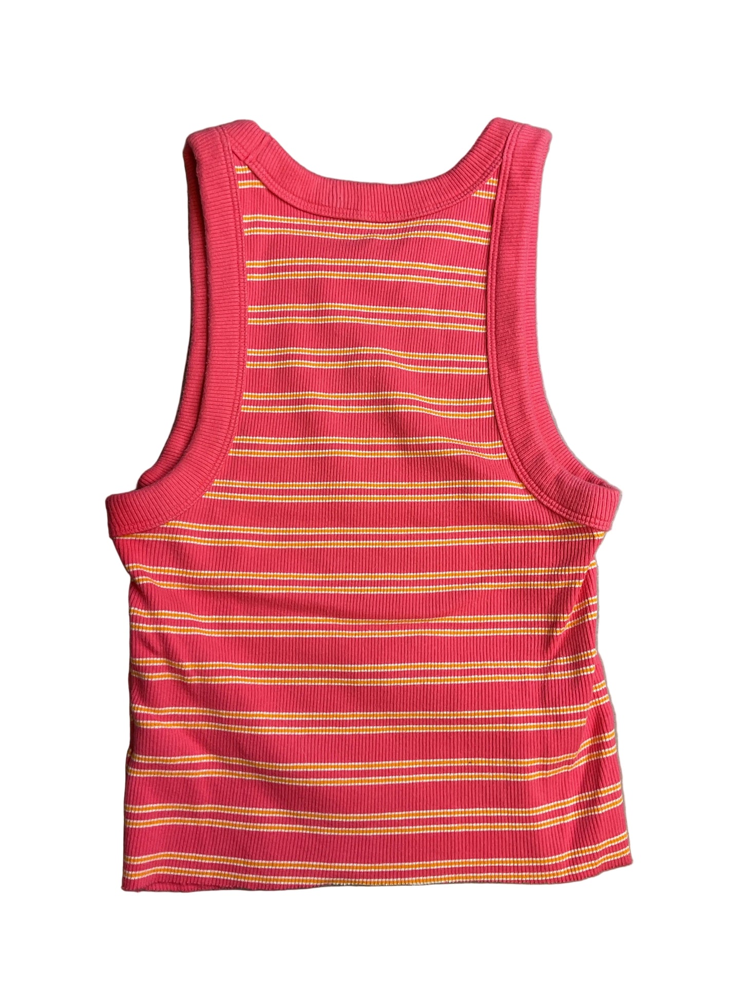 Tank Top By Aerie In Pink & Yellow, Size:S