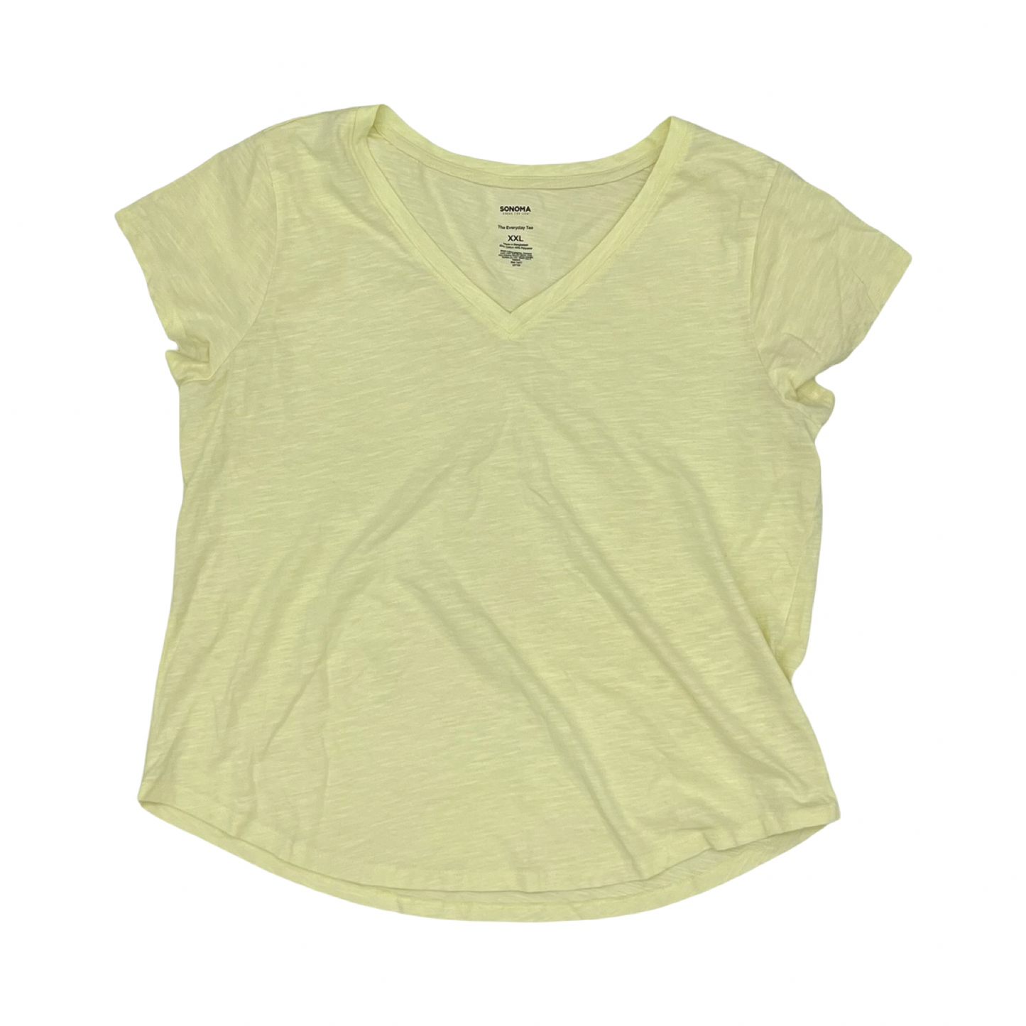 Top Ss By Sonoma In Yellow, Size:Xxl