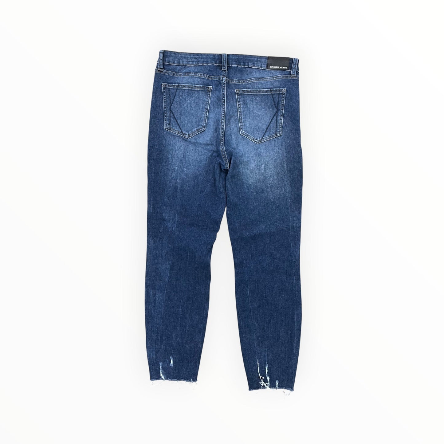 Jeans Boot Cut By Buckle Black In Blue Denim, Size:10