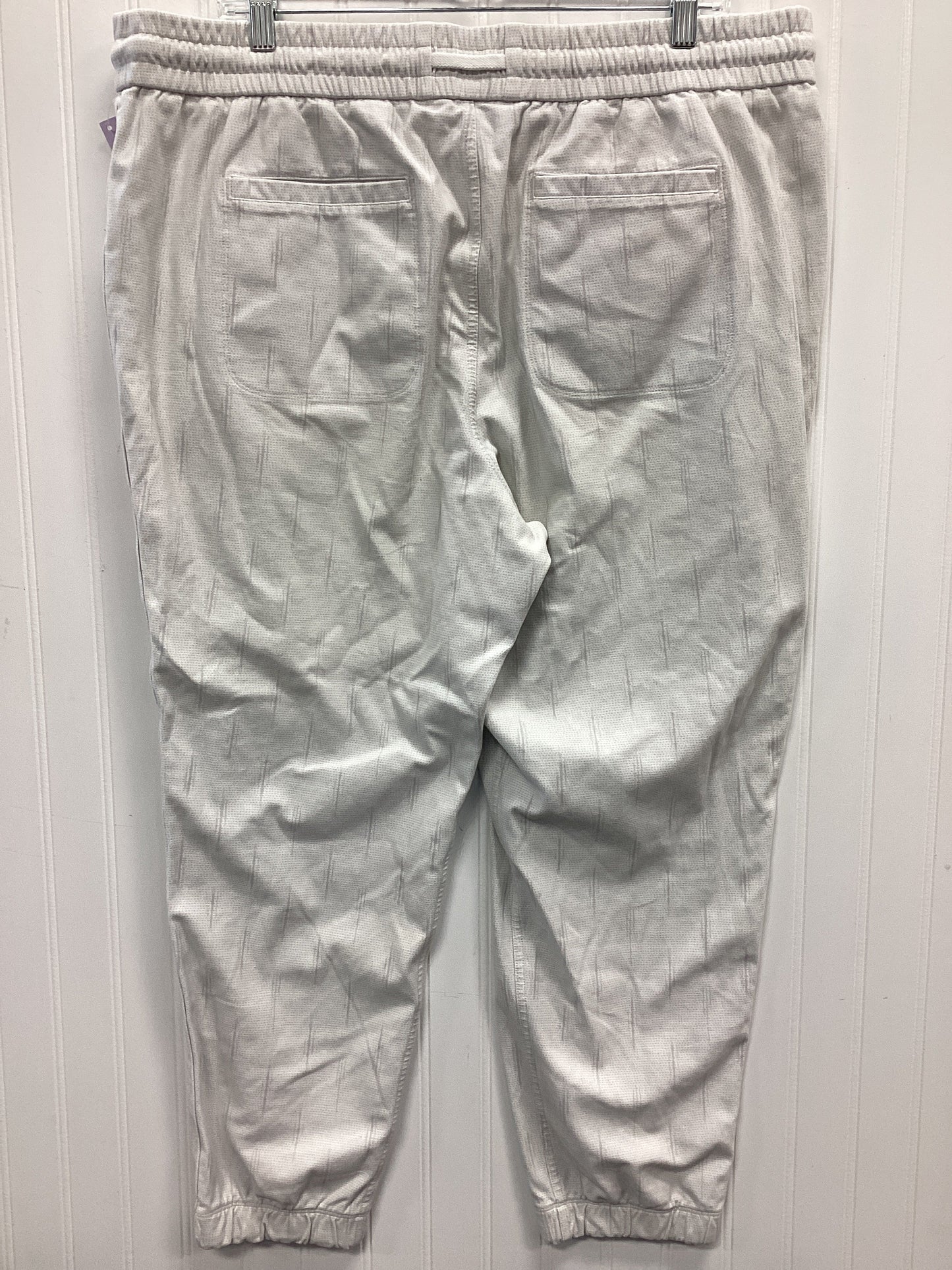 Athletic Pants By Athleta In Green & White, Size:18