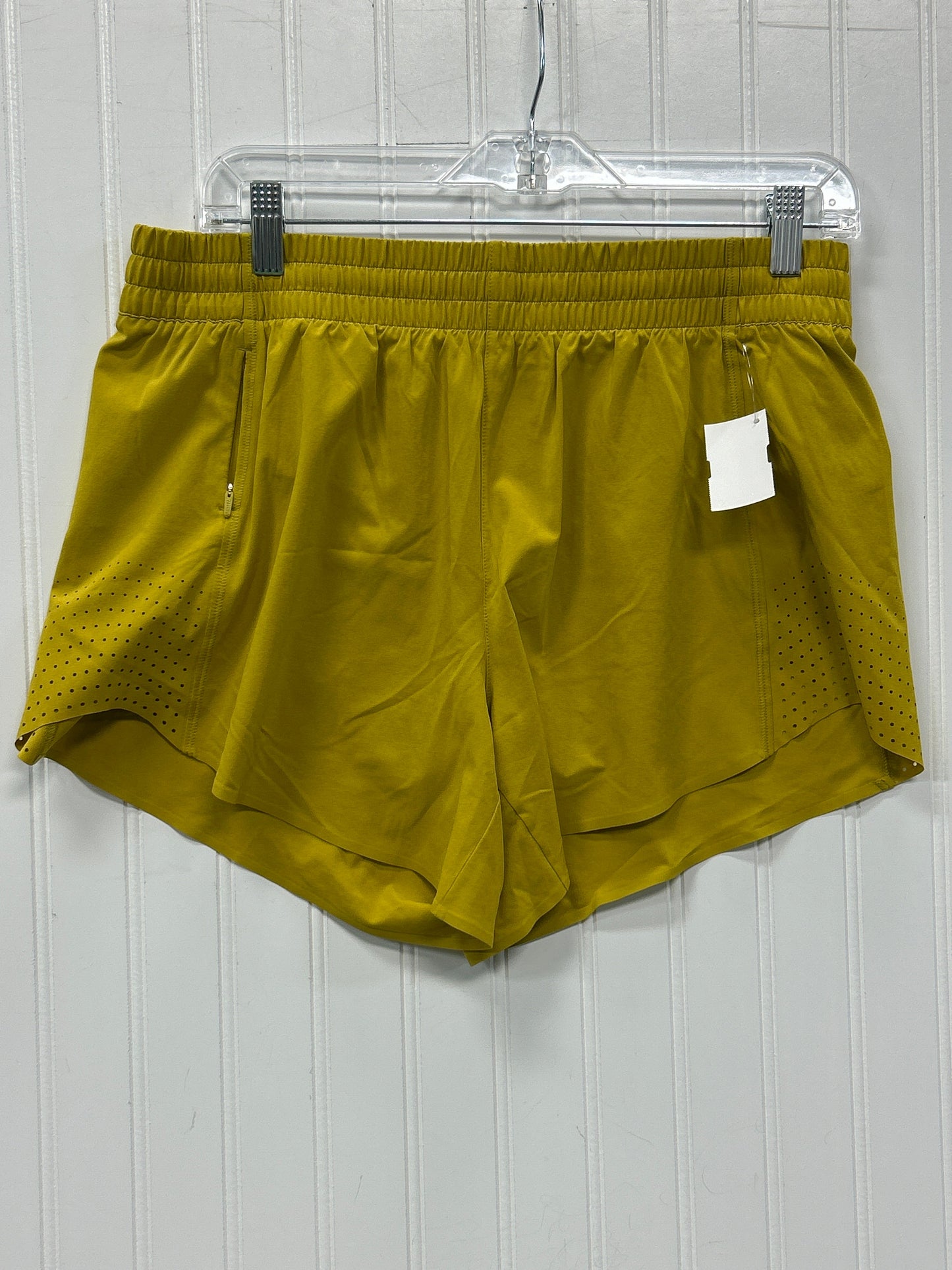Athletic Shorts By Athleta In Yellow, Size:M