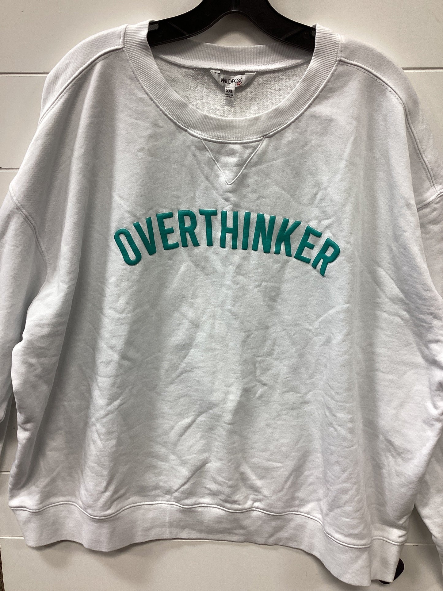 Top Ls By Wildfox In White, Size:1X