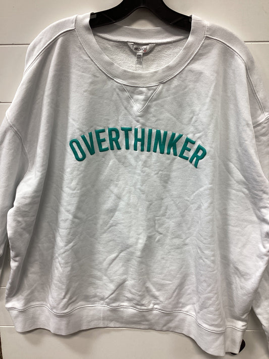 Top Ls By Wildfox In White, Size:1X