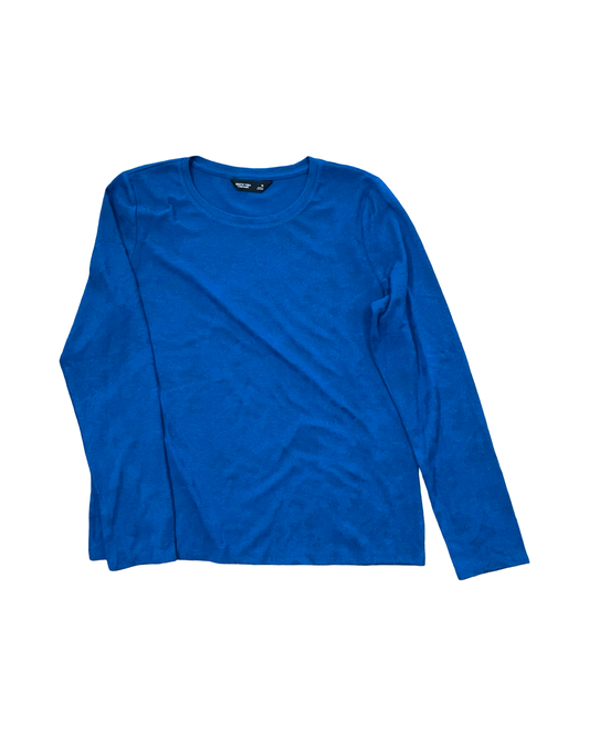 Top Ls By Simply Vera In Blue, Size:M