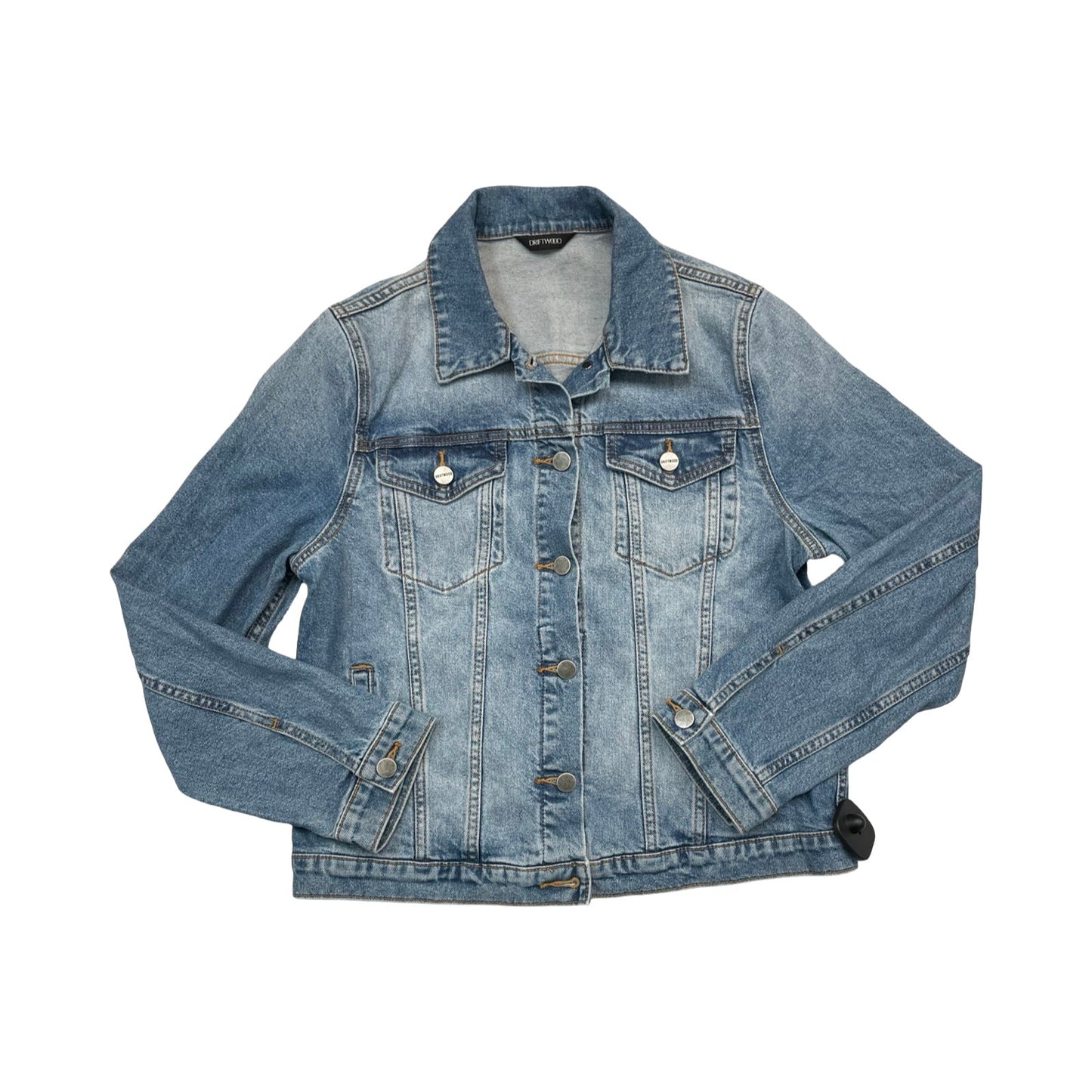 Jacket Denim By Driftwood In Blue Denim, Size:M