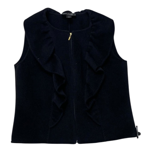 Vest Designer By St. John In Black, Size:L