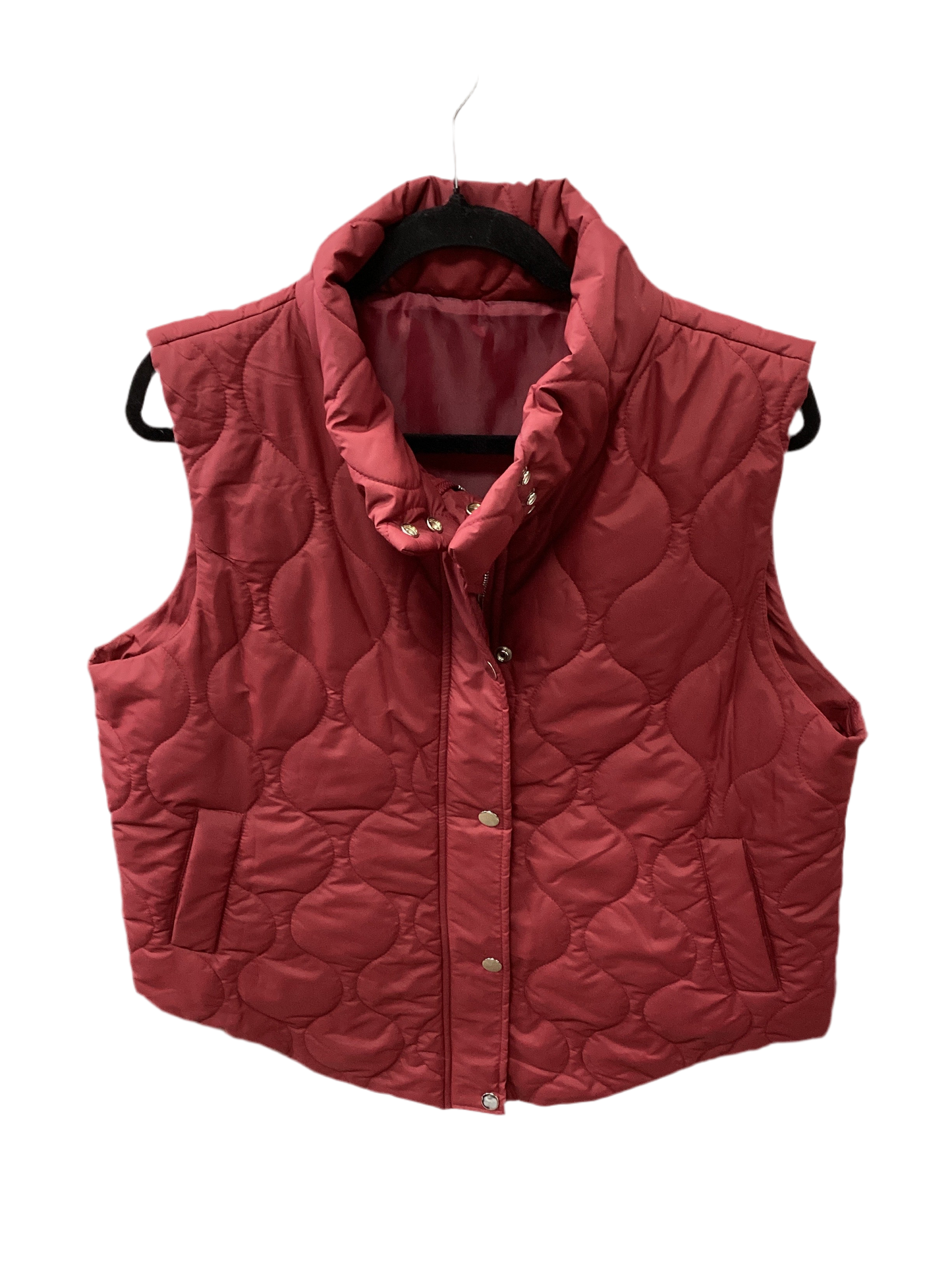 Vest Puffer & Quilted By Cmc In Red, Size:L