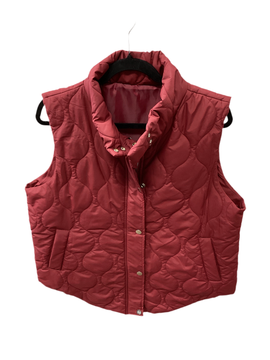Vest Puffer & Quilted By Cmc In Red, Size:L